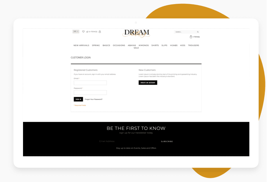 Dream Clothing Development