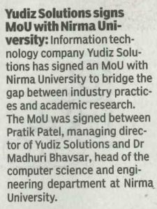 News MOu nirma