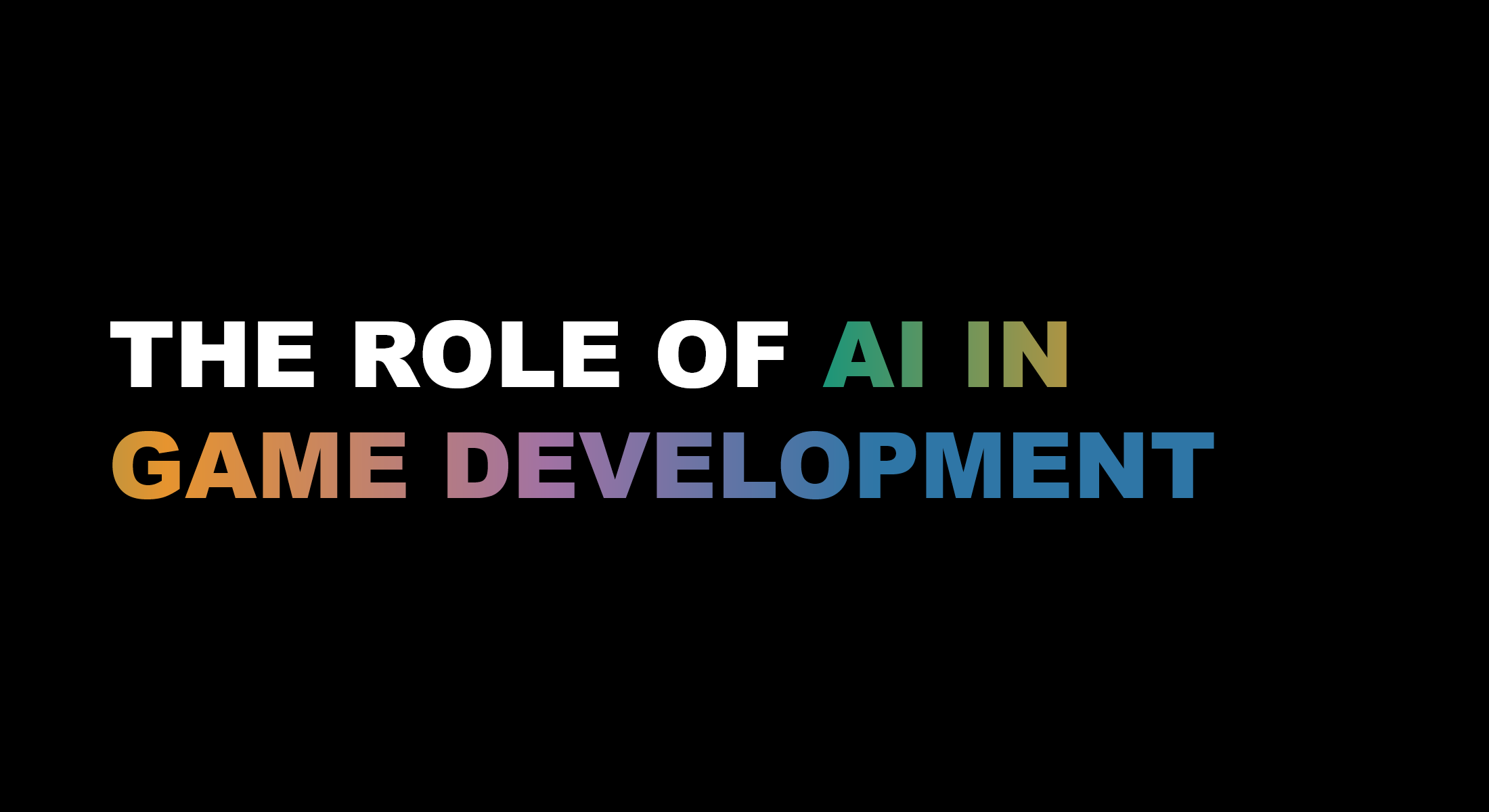 The Role of AI in Game Development