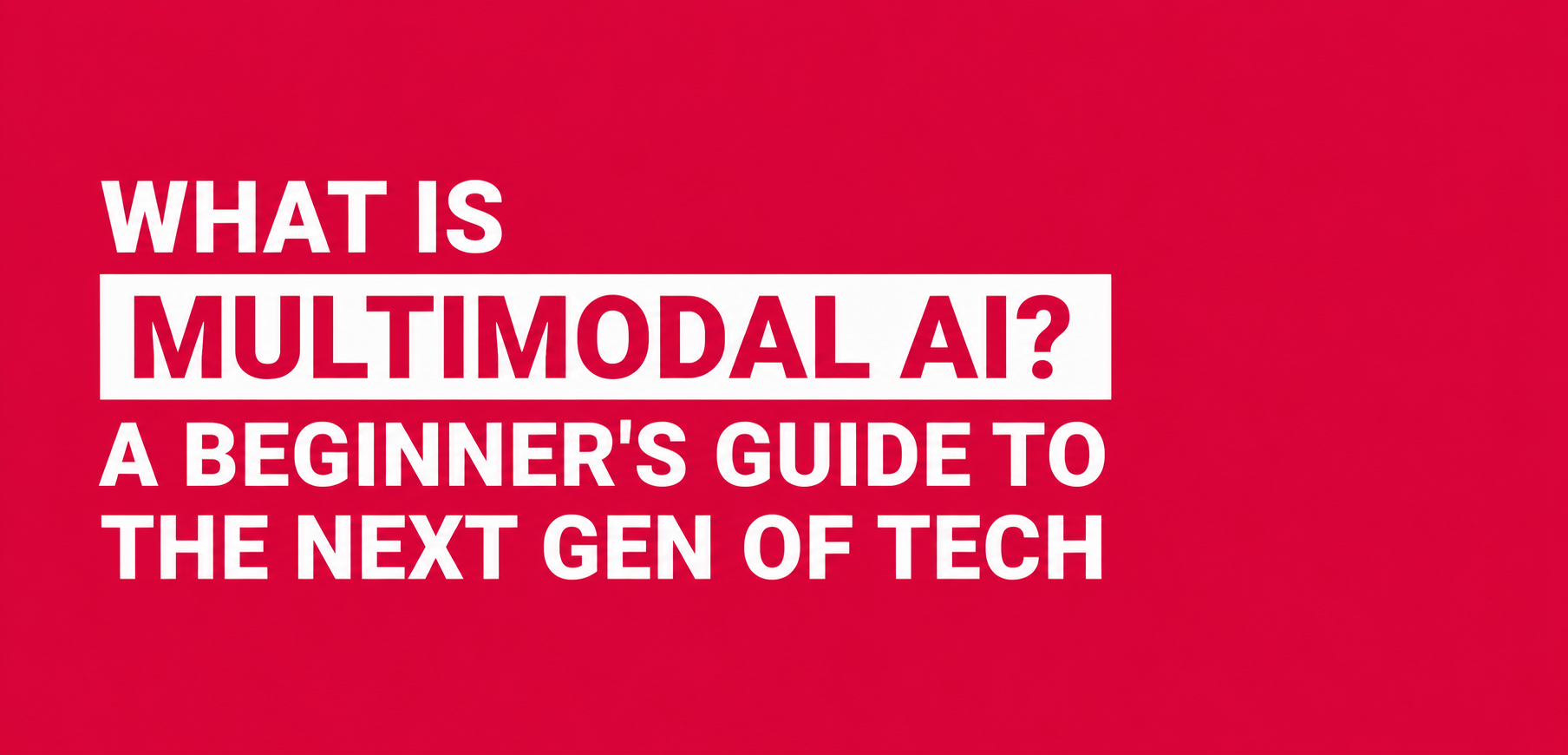 what-is-multimdal-ai