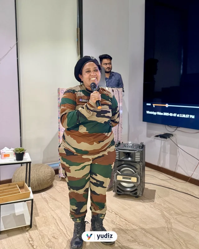 Empowered, protected, and ready to take on the world on this international woman’s Day. 💯
Yudiz Solutions celebrated Women’s Day with an impactful self-defense session led by the incredible Mrs. @jayshreeshah5578 Zonal Officer from CIDD, and experts from the 181 women’s Helpline. A huge thank you to the entire team for educating our team with safety awareness, self-defence techniques and crucial emergency response strategies.
Here’s to breaking barriers and celebrating a safer world for women. Happy International woman’s Day! ❤️
.
.
#womansday #womansday2025 #iwd2025 #womanempowerment #safetyfirst #cidd #womansday2025 #internationalwomensday #letscelebratewoman #