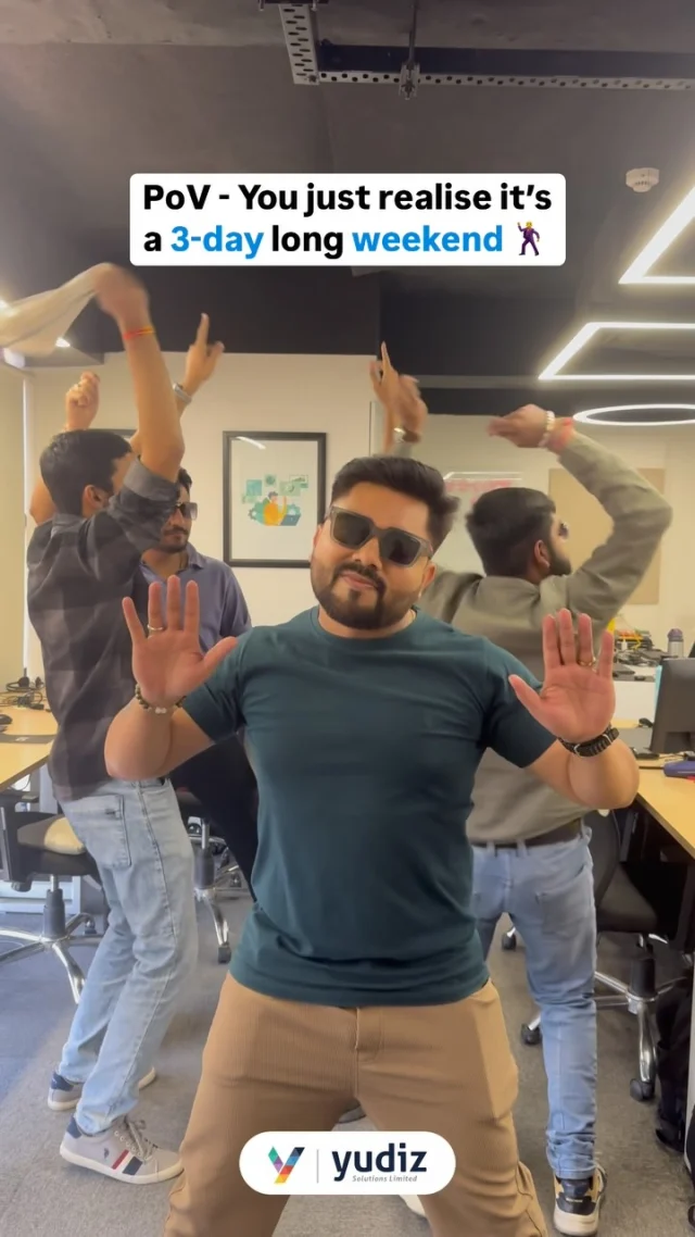 When you realise Dhuleti is on Friday! Happy long weekend guys! 😂🫶
Le Team: 🕺💃
(Festival of colours, Holi celebration 2025, corporate Reels)
.
.
#holiweekend #holiholiday #holispecial2025 #holi #dhuleti #worklifebalance #holispecial2025 #holifestival #officeholicelebration🎉 #longweekendmood #corporatelife #trending #officereels #explore #viral #trending #festivalofcolors #funtimesatwork #lifeatyudiz #yudizsolutions #viral